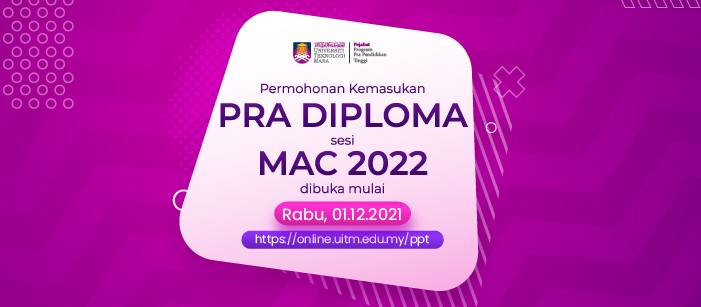 Permohonan Uitm 2021 2022 Online Sesi 2 Online Uitm Edu My